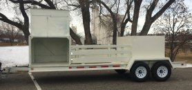 3 yard curbing trailer