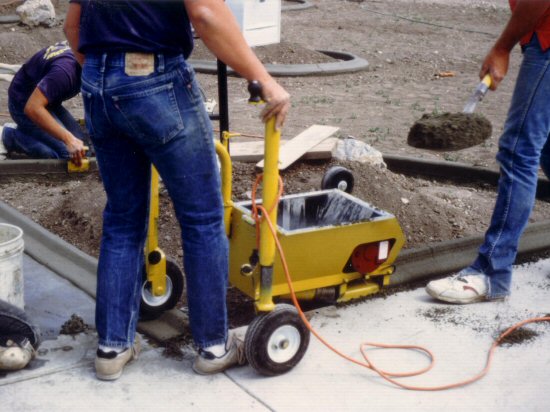 curb machine landscape and concrete curb machines