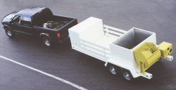 curbing trailer and truck